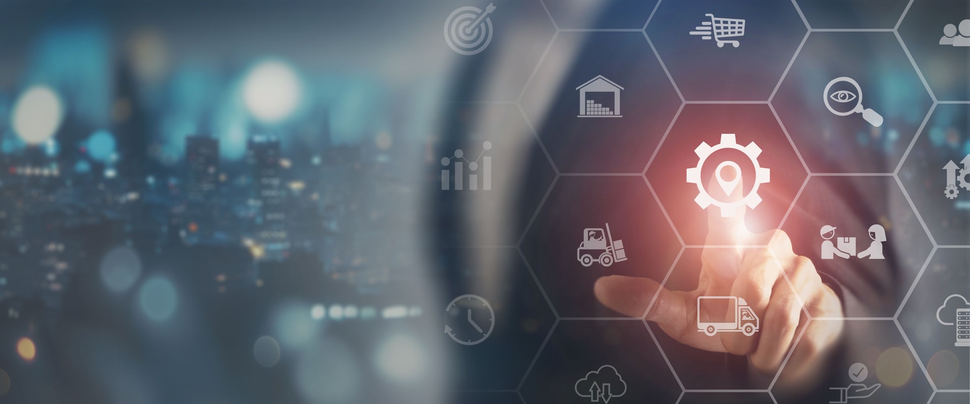 Logistic management  concept. The complex process of planning, organizing and controlling resources to meet the needs of customers. The efficient flow and storage of goods, services.